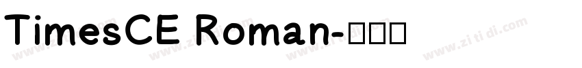 TimesCE Roman字体转换